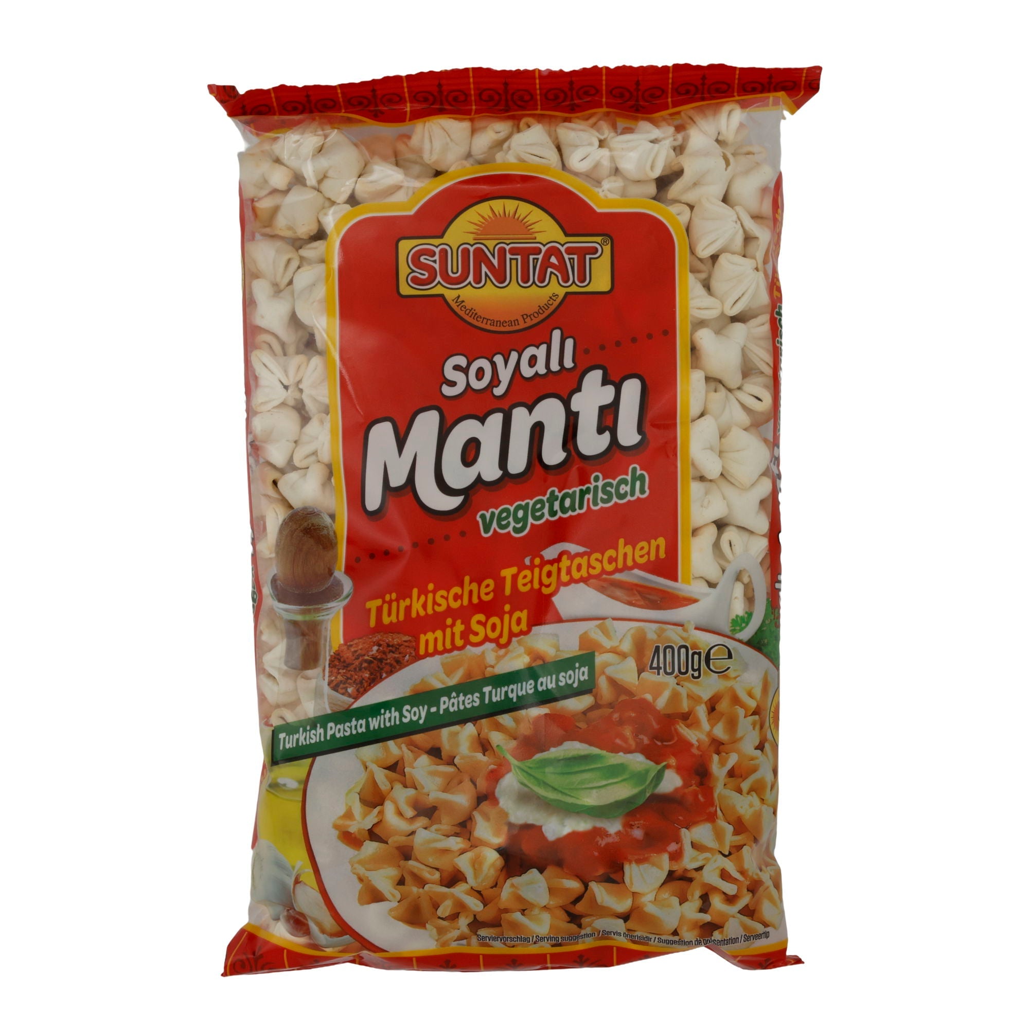 Manti Suntat | Soyali | Vegetarisch, türkisch mit Soja | 400g BAKTAT